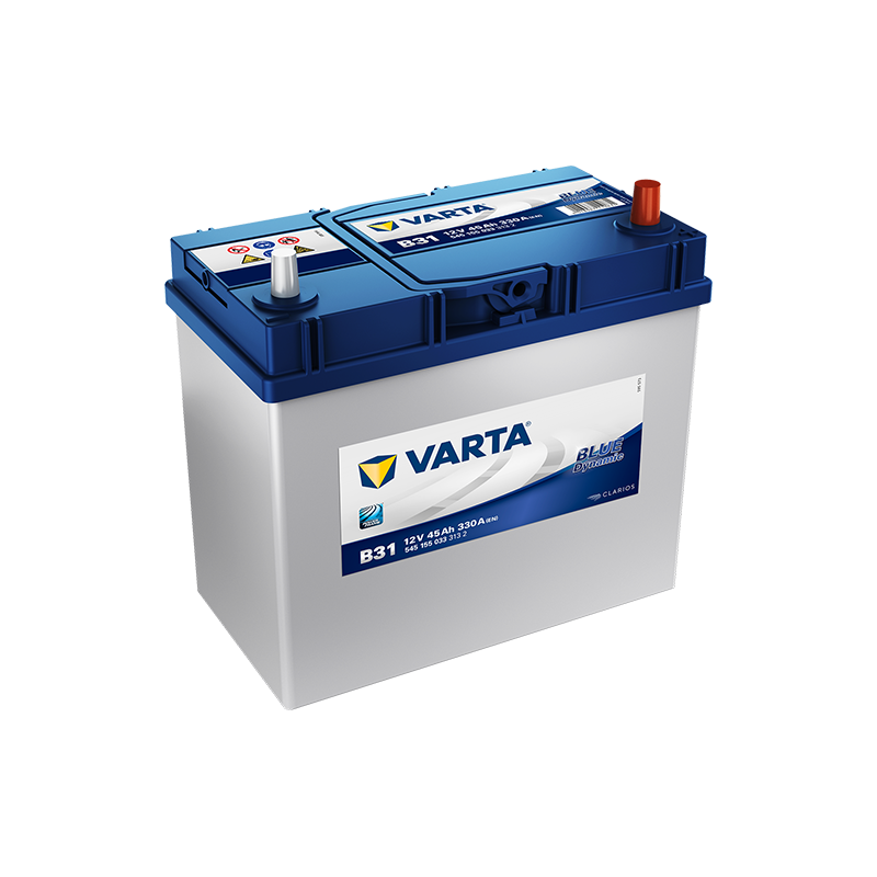 Montaje de Bateria Varta B31 45Ah 330A 12V Blue Dynamic