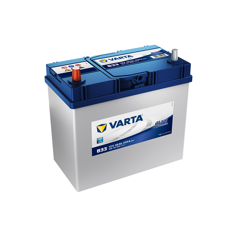 Montaje de Bateria Varta B33 45Ah 330A 12V Blue Dynamic