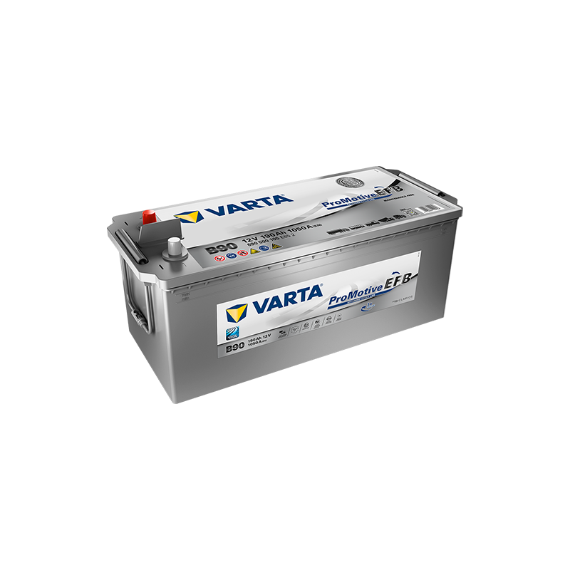 Montaje de Bateria Varta B90 190Ah 1050A 12V Promotive Efb