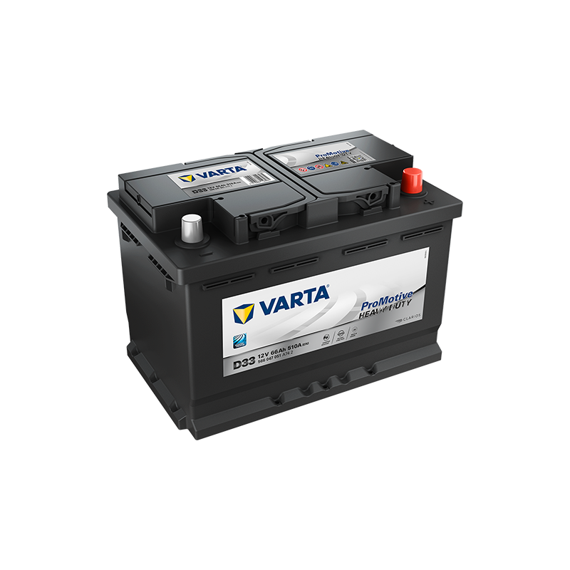 Montaje de Bateria Varta D33 66Ah 510A 12V Promotive Hd