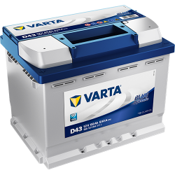 Montaje de Bateria Varta D43 60Ah 540A 12V Blue Dynamic