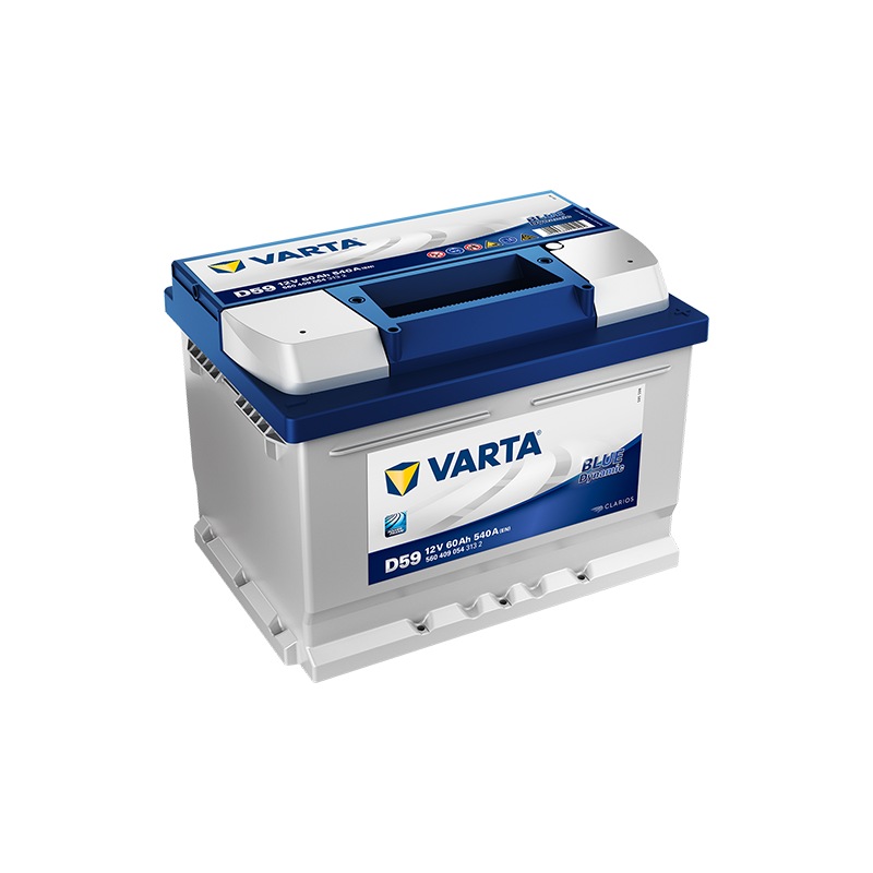 Montaje de Bateria Varta D59 60Ah 540A 12V Blue Dynamic
