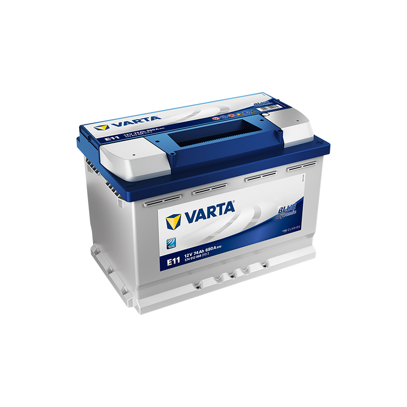 Montaje de Bateria Varta E11 74Ah 680A 12V Blue Dynamic