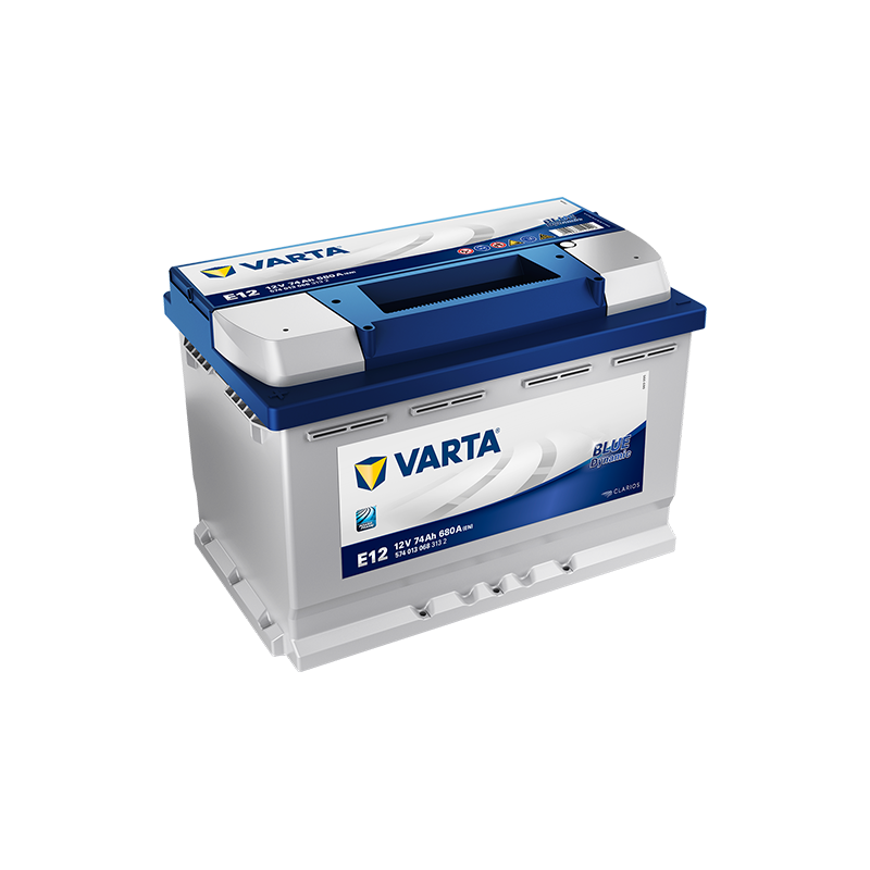 Montaje de Bateria Varta E12 74Ah 680A 12V Blue Dynamic