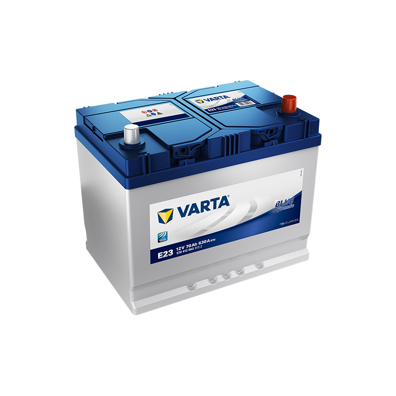 Montaje de Bateria Varta E23 70Ah 630A 12V Blue Dynamic