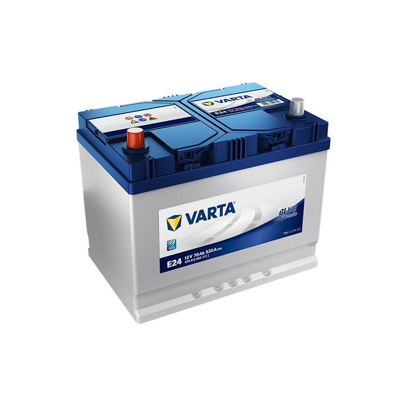 Montaje de Bateria Varta E24 70Ah 630A 12V Blue Dynamic