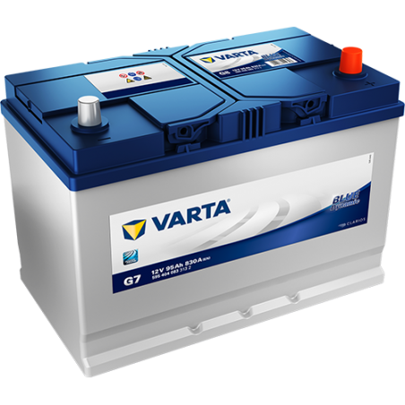 Montaje de Bateria Varta G7 95Ah 830A 12V Blue Dynamic
