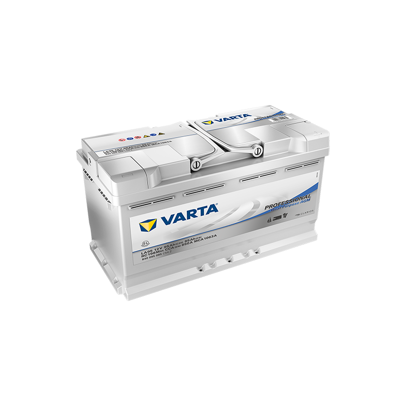 Montaje de Bateria Varta LA95 95Ah 850A 12V Professional Dual Purpose Agm
