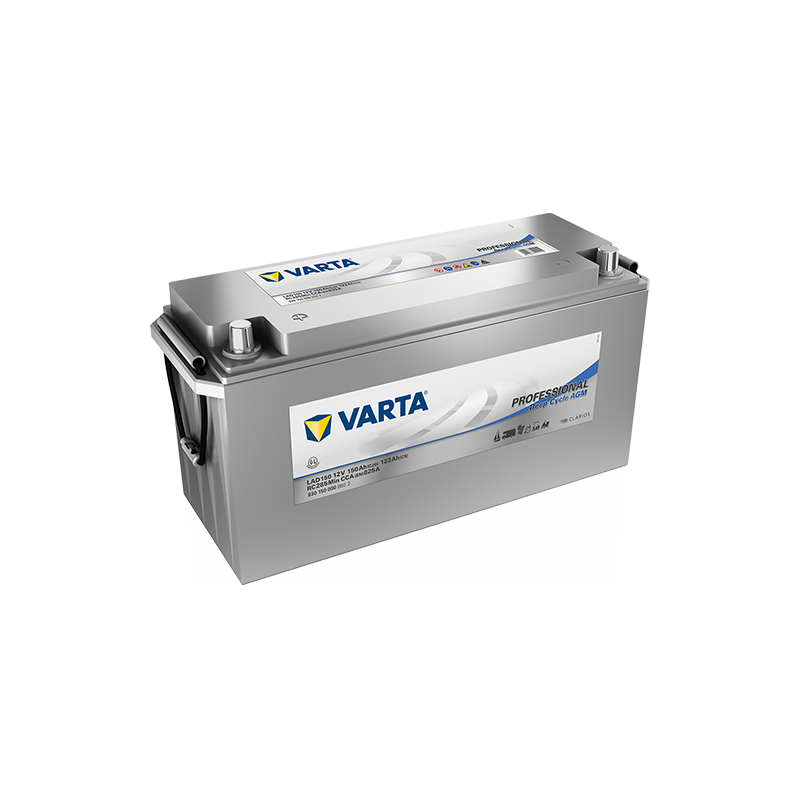 Montaje de Bateria Varta LAD150 150Ah 825A 12V Professional Deep Cycle Agm
