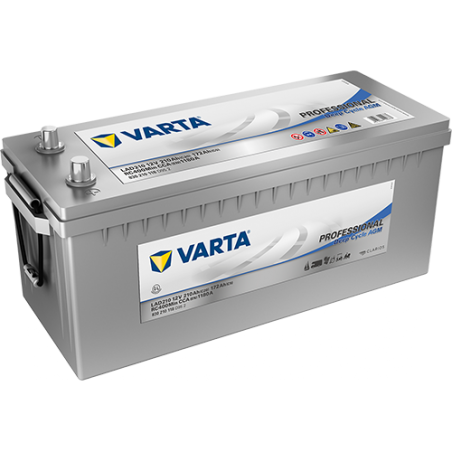Montaje de Bateria Varta LAD210 210Ah 1180A 12V Professional Deep Cycle Agm