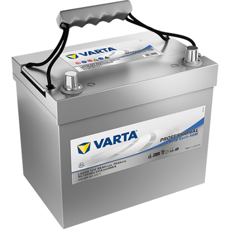 Montaje de Bateria Varta LAD85 85Ah 465A 12V Professional Deep Cycle Agm