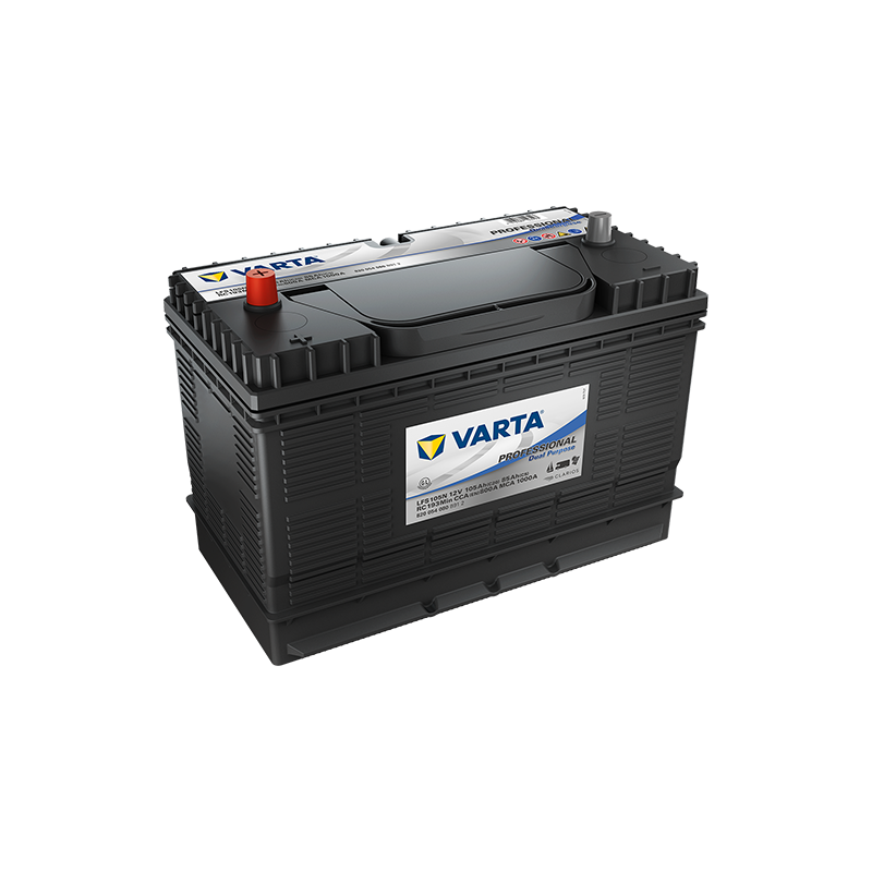 Montaje de Bateria Varta LFS105N 105Ah 750A 12V Professional Dual Purpose