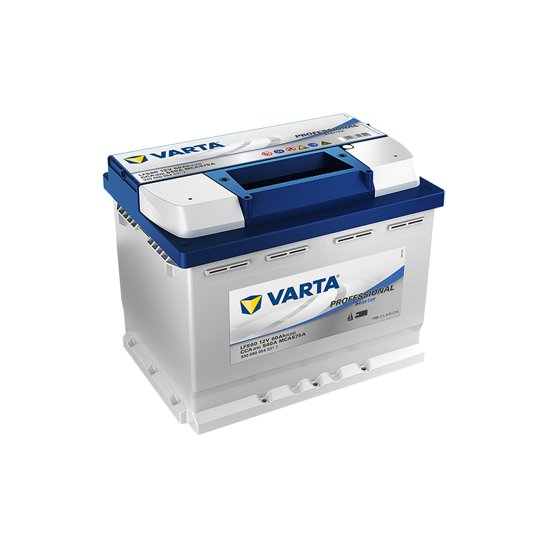 Montaje de Bateria Varta LFS60 60Ah 540A 12V Professional Starter