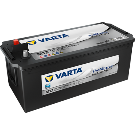 Montaje de Bateria Varta M12 180Ah 1400A 12V Promotive Hd