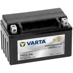 Montaje de Bateria Varta YTX7A-4 506909009 6Ah 90A 12V Powersports Agm Active