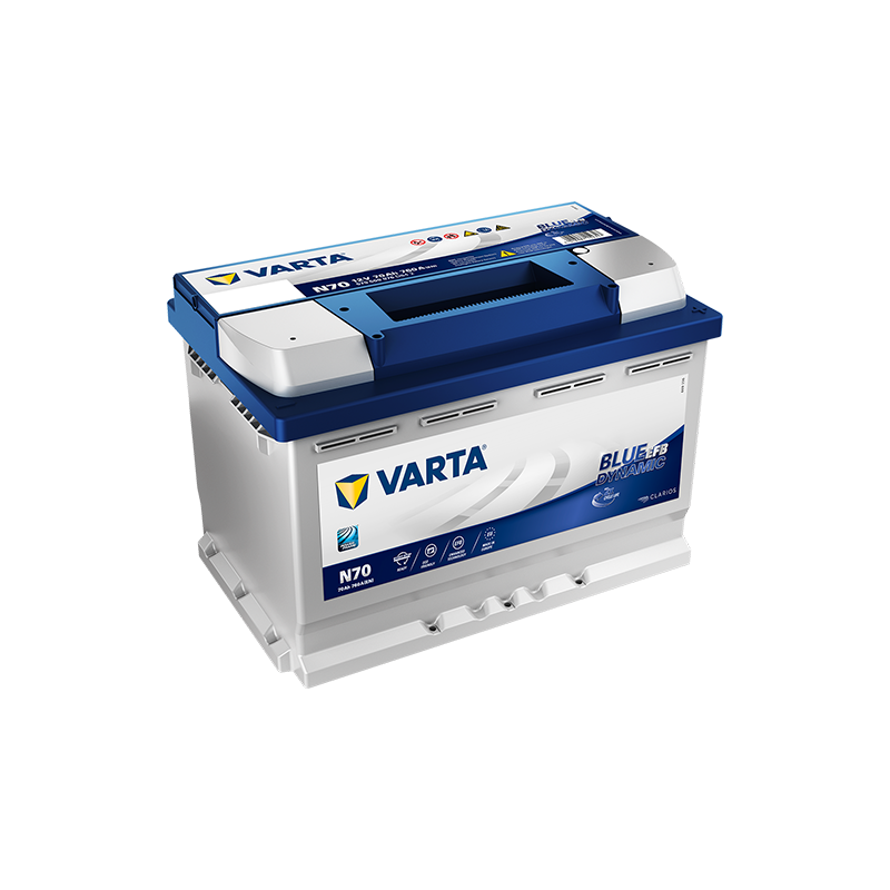 Montaje de Bateria Varta N70 70Ah 760A 12V Blue Dynamic Efb