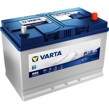 Montaje de Bateria Varta N85 85Ah 800A 12V Blue Dynamic Efb