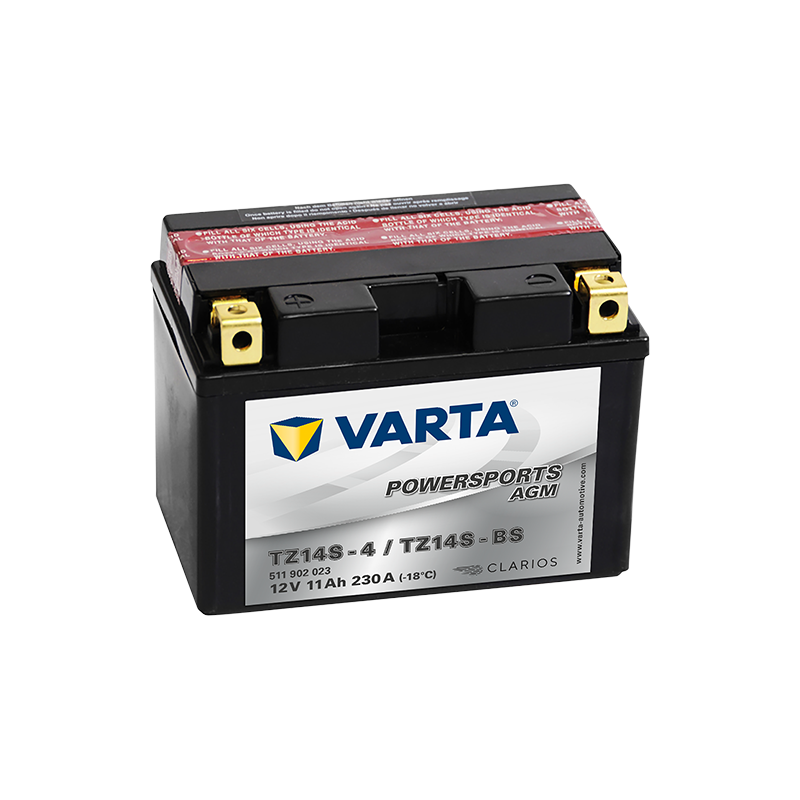 Montaje de Bateria Varta TTZ14S-4,TTZ14S-BS 511902023 11Ah 230A 12V Powersports Agm - 1