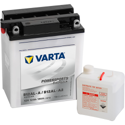 Montaje de Bateria Varta YB12AL-A,YB12AL-A2 512013012 12Ah 160A 12V Powersports Freshpack - 1