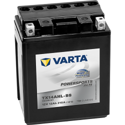 Montaje de Bateria Varta YTX14AHL-BS 512918021 12Ah 210A 12V Powersports Agm High Performance - 1