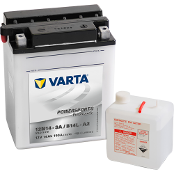 Montaje de Bateria Varta 12N14-3A,YB14L-A2 514011014 14Ah 190A 12V Powersports Freshpack - 1