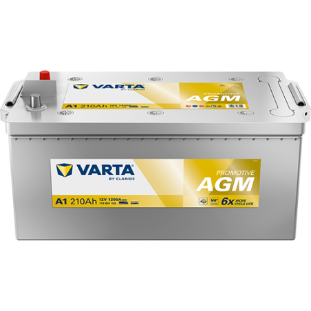 Montaje de Bateria Varta A1 210Ah 1200A 12V Promotive Agm - 1