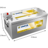 Montaje de Bateria Varta A1 210Ah 1200A 12V Promotive Agm - 2