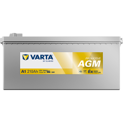 Montaje de Bateria Varta A1 210Ah 1200A 12V Promotive Agm - 3