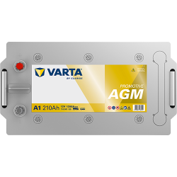 Montaje de Bateria Varta A1 210Ah 1200A 12V Promotive Agm - 4