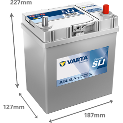 Montaje de Bateria Varta A14 40Ah 330A 12V Blue Dynamic - 2
