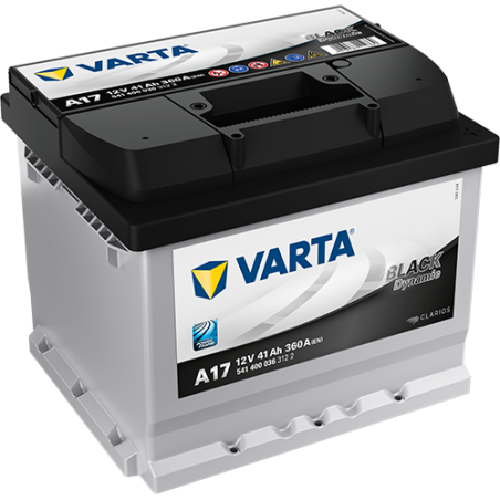 Montaje de Bateria Varta A17 41Ah 360A 12V Black Dynamic - 1