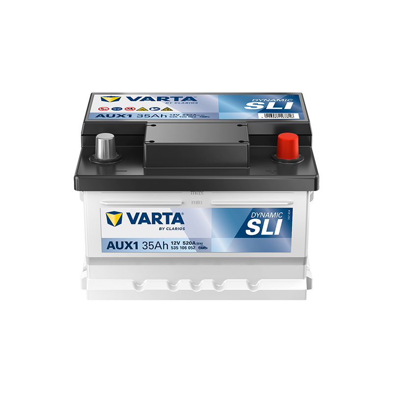 Montaje de Bateria Varta AUX1 35Ah 520A 12V Silver Dynamic Aux - 1