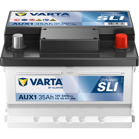 Montaje de Bateria Varta AUX1 35Ah 520A 12V Silver Dynamic Aux - 1