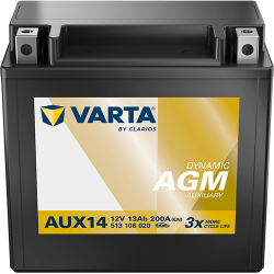 Montaje de Bateria Varta AUX14 13Ah 200A 12V Silver Dynamic Aux - 1