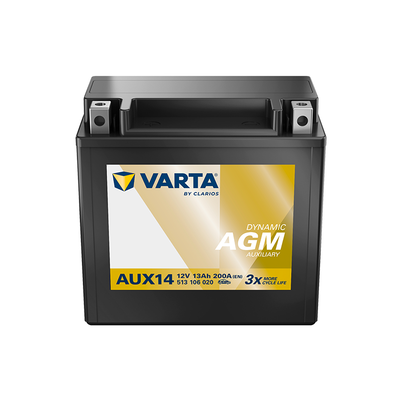 Montaje de Bateria Varta AUX14 13Ah 200A 12V Silver Dynamic Aux - 1