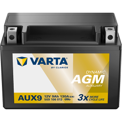 Montaje de Bateria Varta AUX9 9Ah 130A 12V Silver Dynamic Aux - 1