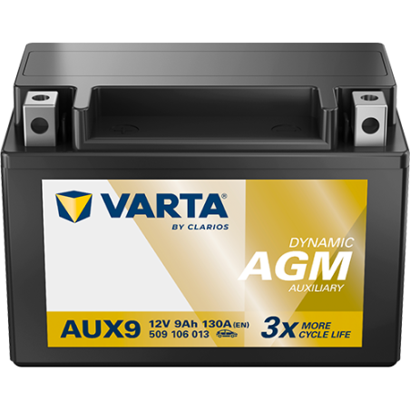 Montaje de Bateria Varta AUX9 9Ah 130A 12V Silver Dynamic Aux - 1