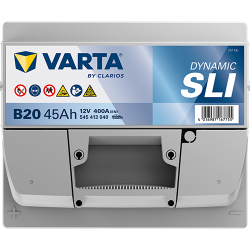 Montaje de Bateria Varta B20 45Ah 400A 12V Black Dynamic - 4