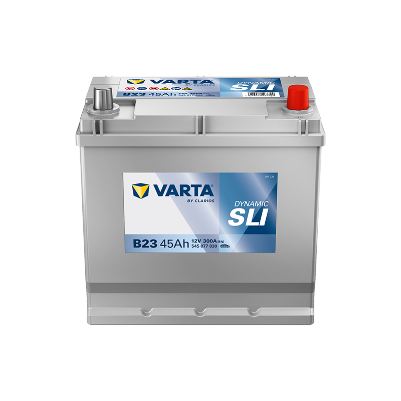 Montaje de Bateria Varta B23 45Ah 300A 12V Black Dynamic - 1