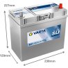 Montaje de Bateria Varta B31 45Ah 330A 12V Blue Dynamic - 2