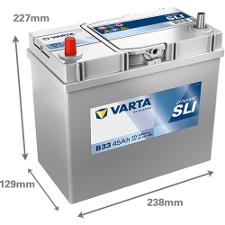 Montaje de Bateria Varta B33 45Ah 330A 12V Blue Dynamic - 2