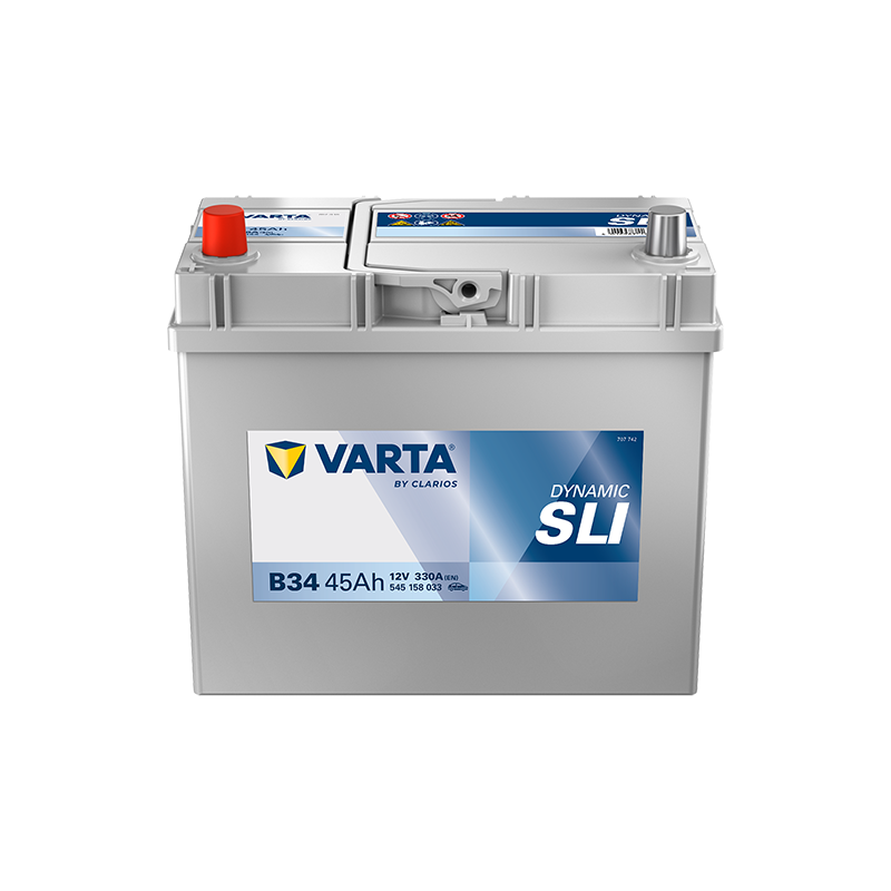 Montaje de Bateria Varta B34 45Ah 330A 12V Blue Dynamic - 1