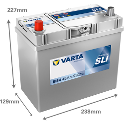 Montaje de Bateria Varta B34 45Ah 330A 12V Blue Dynamic - 2
