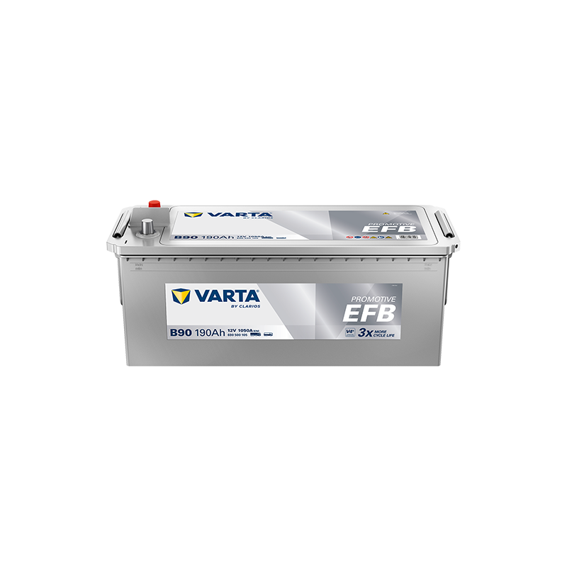 Montaje de Bateria Varta B90 190Ah 1050A 12V Promotive Efb - 1