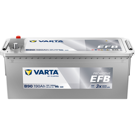 Montaje de Bateria Varta B90 190Ah 1050A 12V Promotive Efb - 1