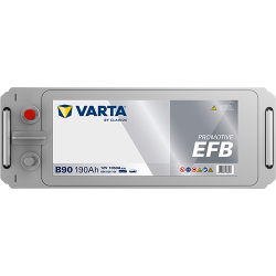 Montaje de Bateria Varta B90 190Ah 1050A 12V Promotive Efb - 4