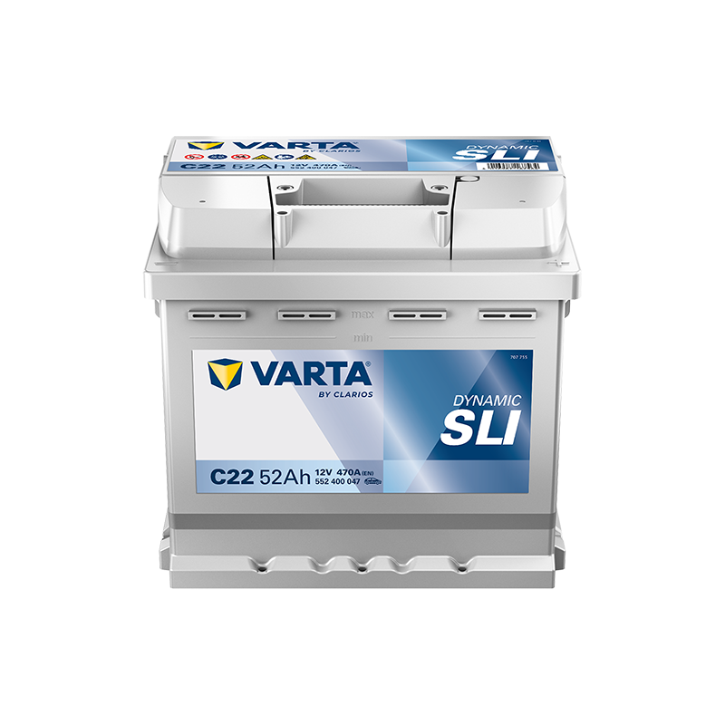 Montaje de Bateria Varta C22 52Ah 470A 12V Blue Dynamic - 1