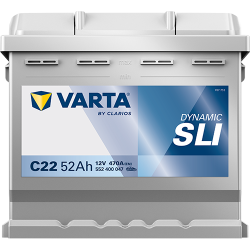 Montaje de Bateria Varta C22 52Ah 470A 12V Blue Dynamic - 3