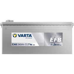 Montaje de Bateria Varta C40 240Ah 1200A 12V Promotive Efb - 3