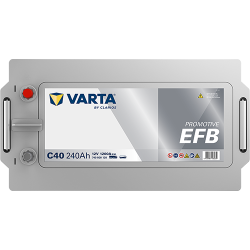 Montaje de Bateria Varta C40 240Ah 1200A 12V Promotive Efb - 4